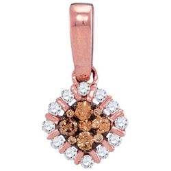 14KT Rose Gold 0.25CTW DIAMOND FASHION PENDANT