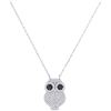 Image 1 : 10KT White Gold 0.38CTW DIAMOND FASHION NECKLACE