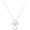 Image 1 : 10KT White Gold 0.25CTW DIAMOND FASHION NECKLACE