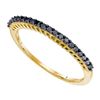 Image 1 : 10K Yellow-gold 0.25CTW BLACK DIAMOND FASHION RING