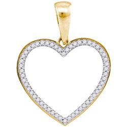 925 Sterling Silver Yellow 0.15CT DIAMOND MICRO PAVE HE