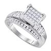 Image 1 : 925 Sterling Silver White 0.36CTW DIAMOND INVISIBLE RIN