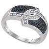 Image 1 : 10KT White Gold 0.33CTW DIAMOND FASHION RING