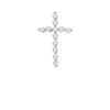 Image 1 : 14KT Yellow Gold 0.50CTW ROUND DIAMOND LADIES CROSS PEN