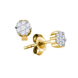 14KT Yellow Gold 0.35CTW DIAMOND SEVILLE EARRINGS