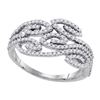 Image 1 : 10KT White Gold 0.50CTW DIAMOND FASHION RING