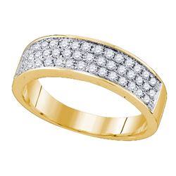 10K Yellow-gold 0.51CT DIAMOND FASHION BAND