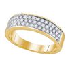 Image 1 : 10K Yellow-gold 0.51CT DIAMOND FASHION BAND
