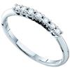 Image 1 : 14KT White Gold 0.20CTW DIAMOND LADIES FASHION BAND