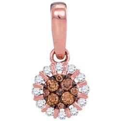 14KT Rose Gold 0.25CTW DIAMOND FASHION PENDANT