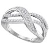 Image 1 : 10KT White Gold 0.35CTW DIAMOND FASHION BAND