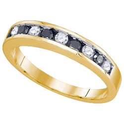 10K Yellow-gold 0.25CT DIAMOND INVISIBLE BAND