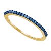 Image 1 : 10KT Yellow Gold 0.21CTW DIAMOND FASHION BAND