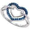 Image 1 : 10KT White Gold 0.25CTW DIAMOND FASHION RING