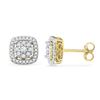Image 1 : 10K Yellow-gold 0.50CTW DIAMOND FASHION EARRING