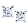 Image 1 : 10KT White Gold 0.05CTW ROUND DIAMOND LADIES FASHION EA