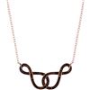 Image 1 : 10KT Rose Gold 0.20CTW DIAMOND MICRO-PAVE PENDANT