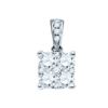 Image 1 : 18KT White Gold 0.17CT DIAMOND LADIES VALENCIA DIAMOND
