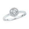 Image 1 : 10KT White Gold 0.08CTW DIAMOND FASHION RING