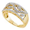 Image 1 : 10KT Yellow Gold 0.39CTW DIAMOND FASHION BAND