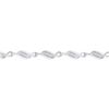 Image 1 : 10KT White Gold 0.25CTW DIAMOND FASHION BRACELET