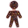 Image 1 : 10KT Rose Gold 0.10CTW DIAMOND MICRO-PAVE PENDANT