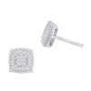 Image 1 : 10KT White Gold 0.50CTW DIAMOND FASHION EARRINGS