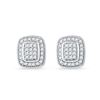 Image 1 : 10KT White Gold 0.25CTW DIAMOND FASHION EARRING