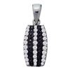 Image 1 : 14KT White Gold 0.39CTW DIAMOND LADIES FASHION PENDANT