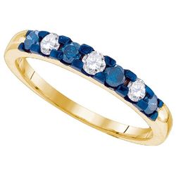 10K Yellow-gold 0.46CTW DIAMOND FASHION RING