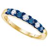 Image 1 : 10K Yellow-gold 0.46CTW DIAMOND FASHION RING