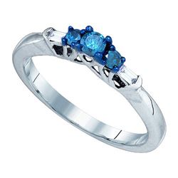 10KT White Gold 0.27CTW DIAMOND FASHION RING