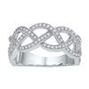 Image 1 : 10KT White Gold 0.50CTW-Diamond FASHION RING