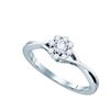 14K White-gold 0.28CT DIAMOND BRIDAL RING