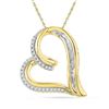 Image 1 : 10K Yellow-gold 0.16CTW DIAMOND FASHION PENDANT