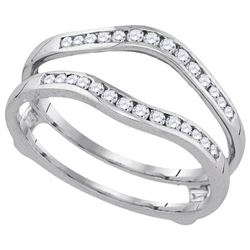 14KT White Gold 0.25CTW DIAMOND FASHION BAND