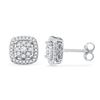 Image 1 : 10KT White Gold 0.50CTW DIAMOND FASHION EARRING
