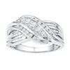Image 1 : 10KT White Gold 0.50CTW DIAMOND FASHION RING