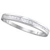 Image 1 : 10KT White Gold 0.15CTW DIAMOND FASHION BAND