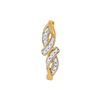 Image 1 : 10kt Yellow Gold Womens Round Diamond Bypass Infinity P