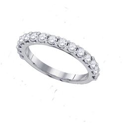 14KT White Gold 0.26CTW DIAMOND FASHION BAND