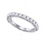 Image 1 : 14KT White Gold 0.26CTW DIAMOND FASHION BAND