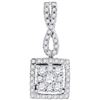 Image 1 : 10KT White Gold 0.50CTW DIAMOND FASHION PENDANT