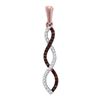 Image 1 : 10K Yellow-Gold 0.12CTW DIAMOND MICRO-PAVE PENDANT