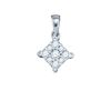 Image 1 : 10KT White Gold 0.26CT DIAMOND FASHION PENDANT