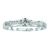 Image 1 : 14KT White Gold 0.25CTW ROUND DIAMOND LADIES FASHION RI