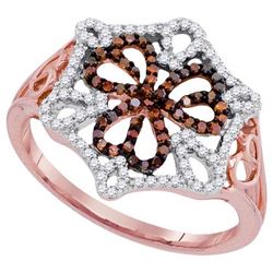 10KT Rose Gold 0.33CTW DIAMOND MICRO-PAVE RING