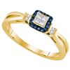 Image 1 : 14KT Yellow Gold 0.16CTW DIAMOND INVISIBLE RING