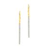 Image 1 : 10K Yellow-gold 0.25CTW DIAMOND FASHION EARRINGS