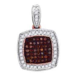 10K Yellow-Gold 0.20CTW DIAMOND MICRO-PAVE PENDANT
